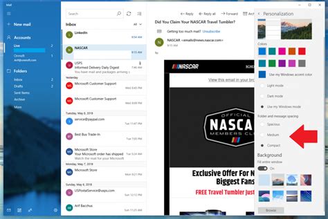 Windows 10 Mail App Gets New Fluent Design Update