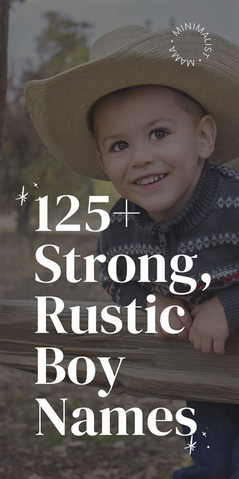 225 Cute Rustic Baby Names For Boys 2022 Country Baby Boy Names