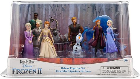 Disney Frozen 2 Deluxe Figurine Playset Action Figures 10 Piece Figure Set Amazonca Toys And Games