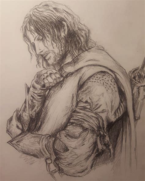 Pencil Aragorn Drawing Also Aragorn Drawing Pencil Available At Png
