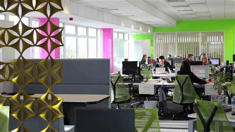 Cool Office Interior Design For Uk Media Company By Spectrum Workplace