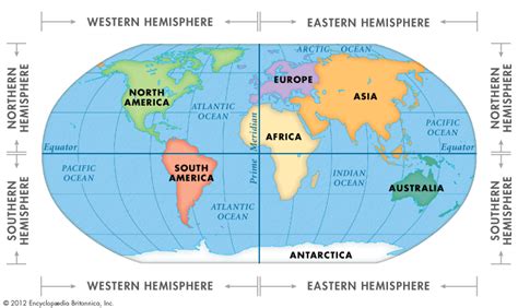 World Map With Hemispheres Labeled Images And Photos Finder