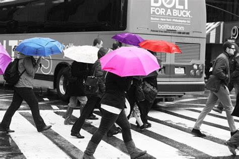Rainy Day In Nyc Colorful Umbrellas Rainy Day Umbrella