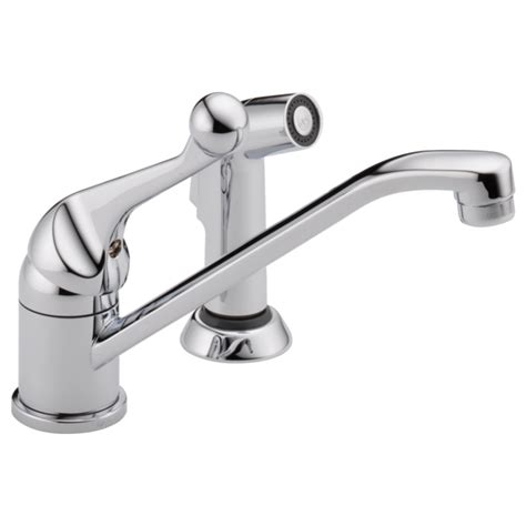 2 hole kitchen faucet delta. Single Handle Kitchen Faucet with Spray 175LF-WF | Delta ...