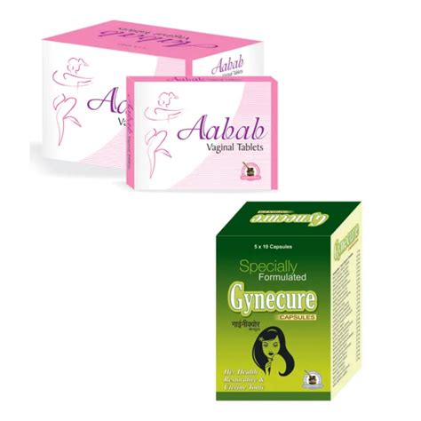 White Discharge Gynecure Herbal Remedies 8 Aabab Tablets 100 Gynecure