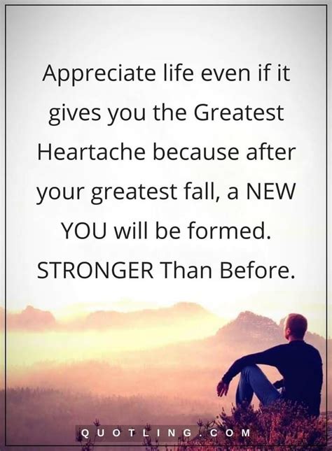 Life Quotes Appreciate Life Even If It Gives You The Greatest Heartache