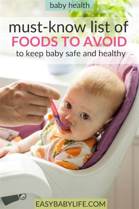 Foods To Avoid For Babies To Keep Them Safe And Healthy