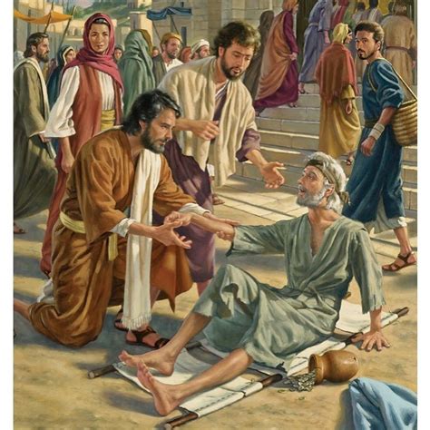 Peter And John Heals A Lame Man Acts 3 Christ Gateway Catholic