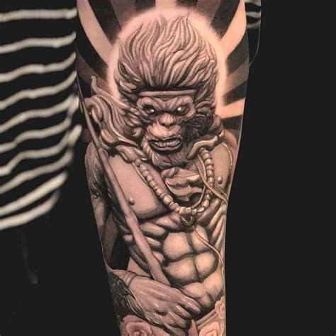 Asian Tattoos Monkey King Tattoo Design Chronic Ink
