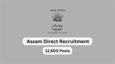 Assam Direct Recruitment For Grade Iii Grade Iv Vacancy