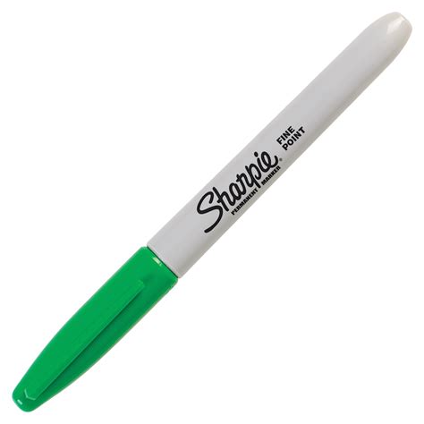Sharpie Fine Point Permanent Markers Green 12box