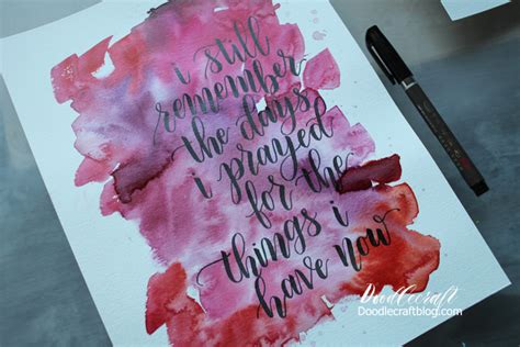 Watercolor Calligraphy Quotes Wallpaper Image Photo