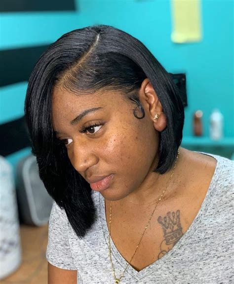 19 Sleekest Sew In Bob Hairstyles For Naturally Black Hair