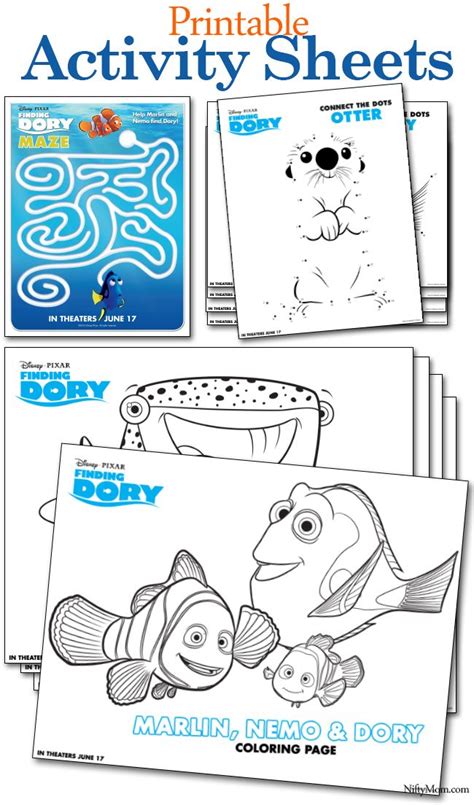 Dory coloring pages best coloring pages for kids. FINDING DORY Printable Coloring Pages & Activity Sheets ...