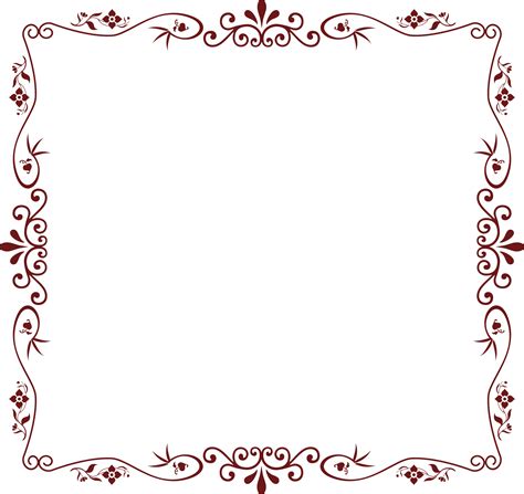 Border Png Transparent Images Png All