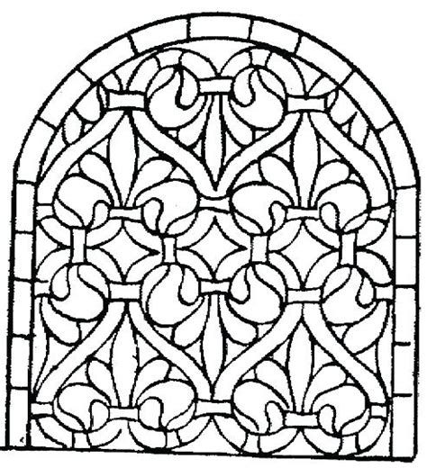Stained Glass Cross Coloring Pages For Kids Coloring Pages