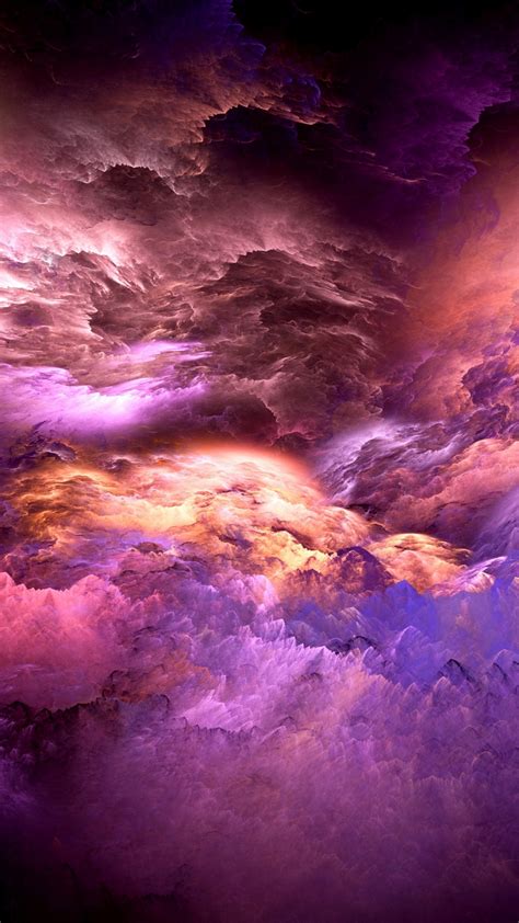 Wallpaper Clouds Colorful Graphics 4k 5k Abstract