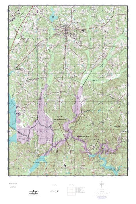 Mytopo Creedmoor North Carolina Usgs Quad Topo Map
