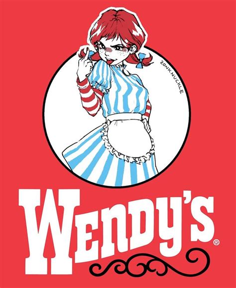 Smug Wendy S Logo By Zonk Nuckle Smug Wendy S Wendy Anime Character Design Anime