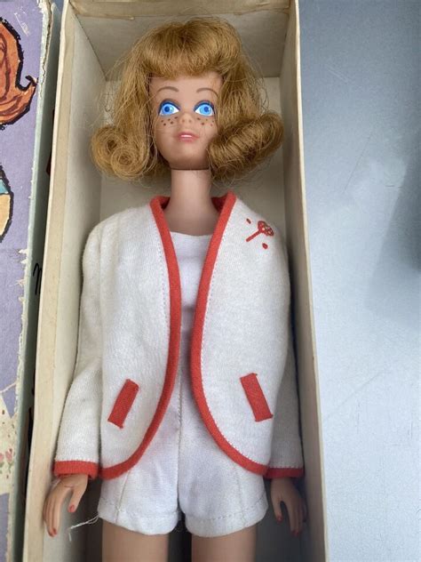 Rare 1963 Midge Freckle Teeth Sideeye Blonde Barbie Mattel Doll 860