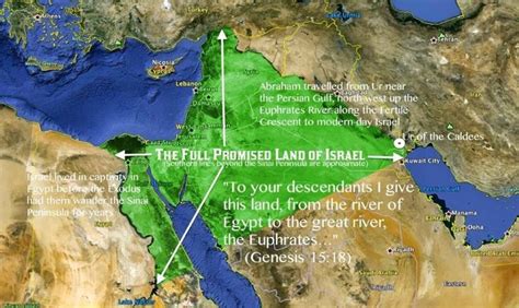 The Promise Land Of Israel Yisrael And Abraham Promised Land
