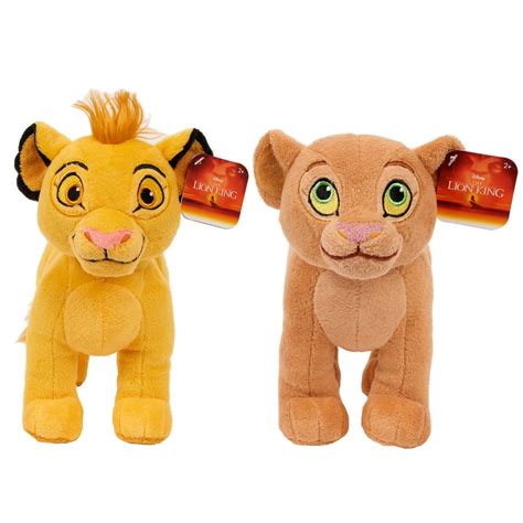 Lion King Plush Simba And Nala 2 Pack Bundle