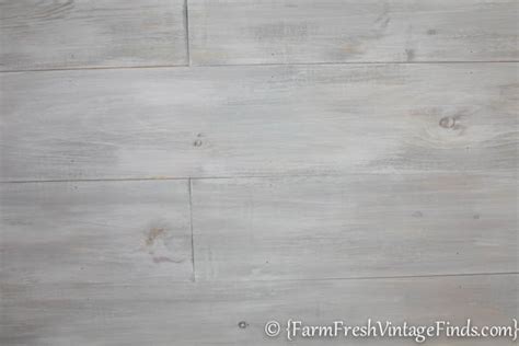 Though we stained and painted the entire accent wall and ceiling in the space (because we wanted the stain and paint to settle in the nooks and crannies authentically), i did. How to Whitewash Plank Walls - Farm Fresh Vintage Finds