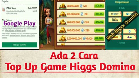 Cara Top Up Chip Higgs Domino Youtube