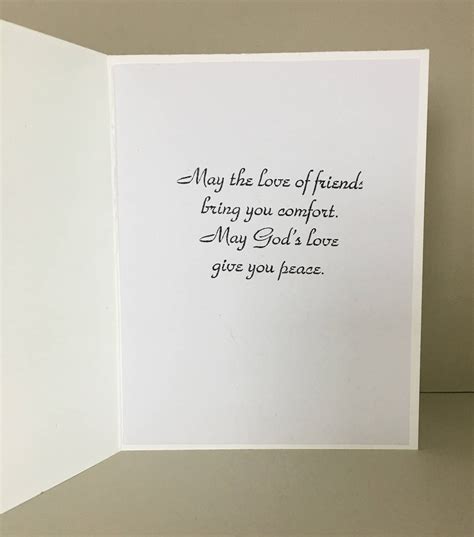 Sympathy Card Thinking Of You Card Thoughts And Prayers Etsy