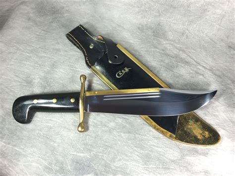 Value Of Case Xx Usa 1836 Davy Crockett Brass Backed Bowie Knife With