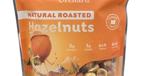 Natural Roasted Hazelnuts Whole Unsalted 4 Oz Oregon Orchard