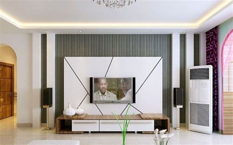 Que lindo esse painel de tv. Elegant Wall Units Simple Dining Room Display White TV ...