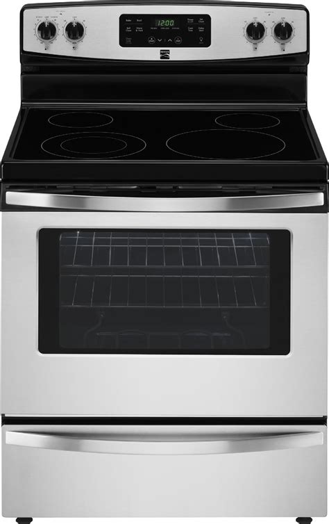 Kenmore 53 Cu Ft Self Cleaning Electric Range Stainless Steel