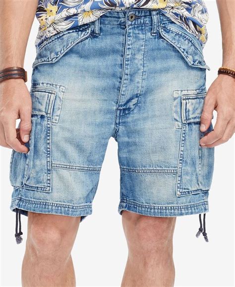 Denim And Supply Ralph Lauren Mens Denim Cargo Shorts And Reviews Shorts Men Macys Denim