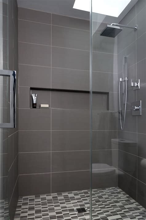 Grey Modern Bathroom Shower Designs
