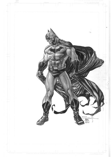 Batman By Ardian Syaf In Ferrán Pascuals Pin Up Comic Art Gallery Room