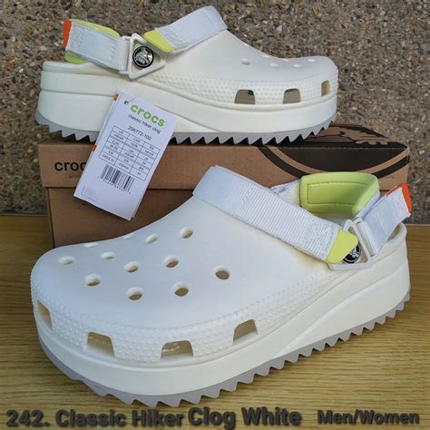 Onhand Crocs 242 Classic Hiker Clog White Authentic Menwomen The Best