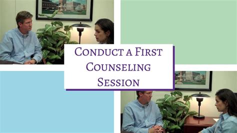 How To Conduct A First Counseling Session Treatment Fit Youtube