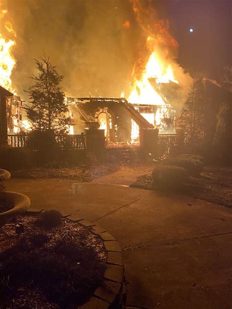 Update Crews Battle Massive House Fire In Hurricane