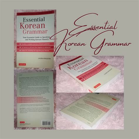 Essential Korean Grammar By Laura Kingdon Shopee Philippines