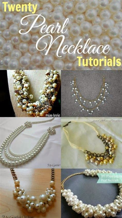 20 Pearl Necklace Tutorials Beaded Jewelry Jewelry Patterns