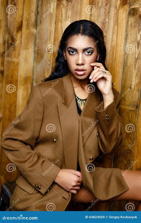 Pretty Young African American Woman Stock Image Image Of Person Skin