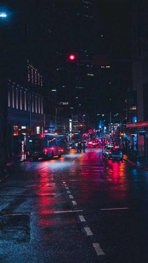 City Street Night Aesthetic