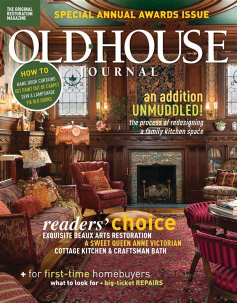 The Front Cover Of Old House Journal
