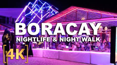 No More Nightlife In Boracay Night Walking Tour Aklan Philippines 4k Tour From Home Tv