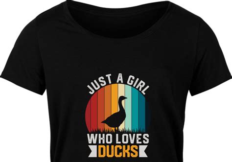 Just A Girl Who Loves Ducks Farm Life Lover Tshirt Design Free Svg