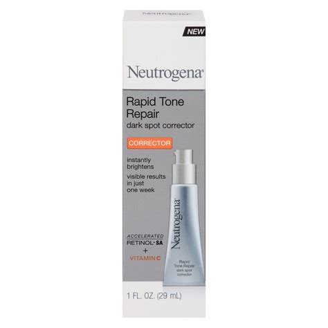 Having problems with rapid restorations home repair? Neutrogena Rapid Tone Repair Dark Spot Corrector Serum ...