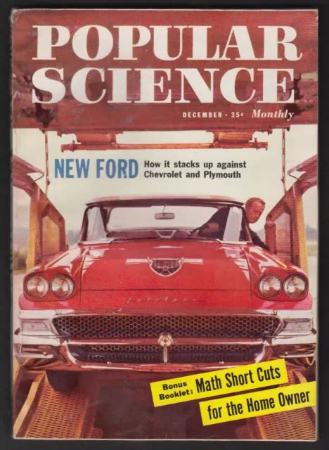 Popular Science 1958 Ford Chevy Plymouth Pontiac Cadillac Mercury 12