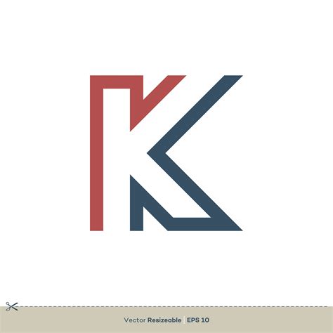 K Letter Vector Logo Template Download Free Vector Art Stock