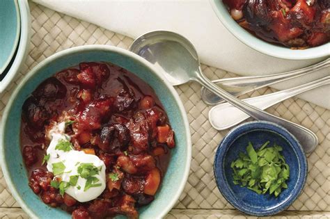 The main flavor of the chili is based on the chipotle pepper and adobo sauce. Cherry Chipotle Chili recipe | Epicurious.com